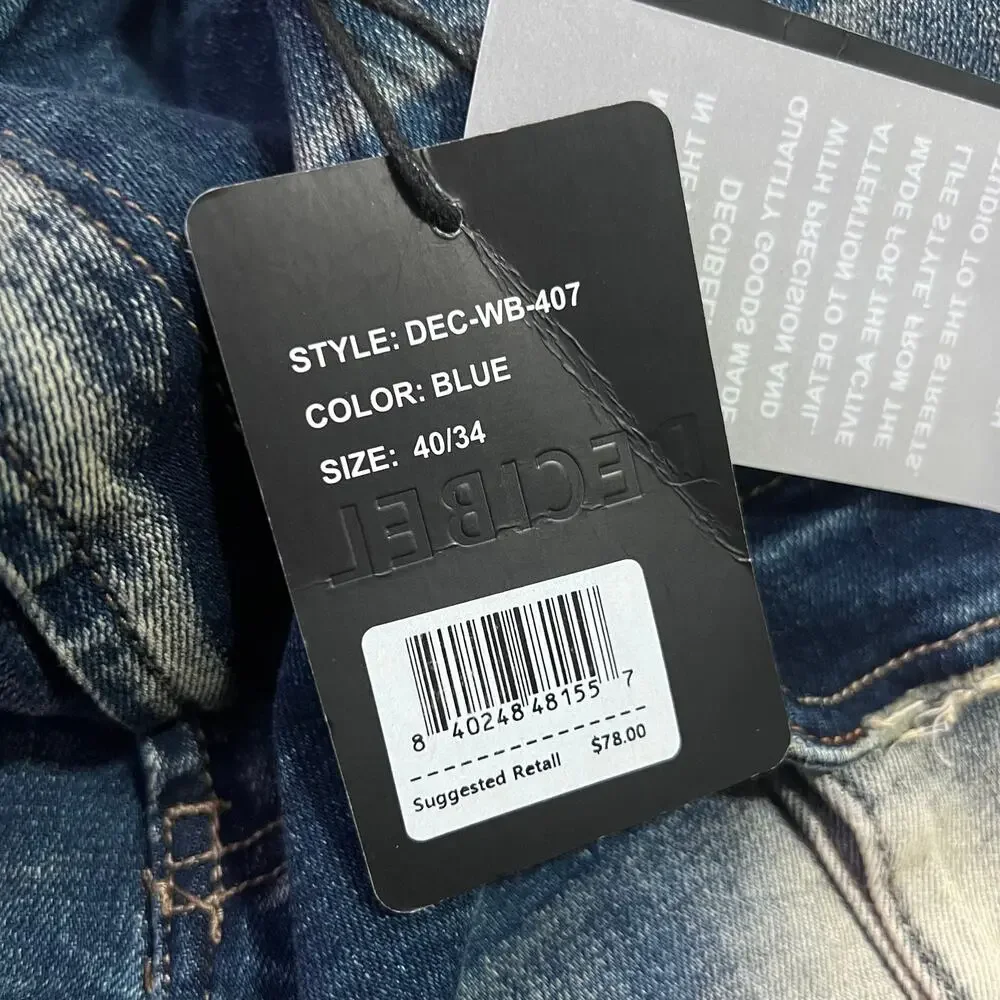 DECIBLE Mens Jeans Sz 40x34 - Picture 6 of 8